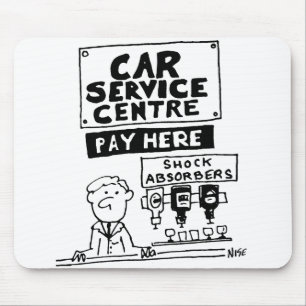 Mousepad Mecanismos do Centro de Serviços Automáticos e Abs