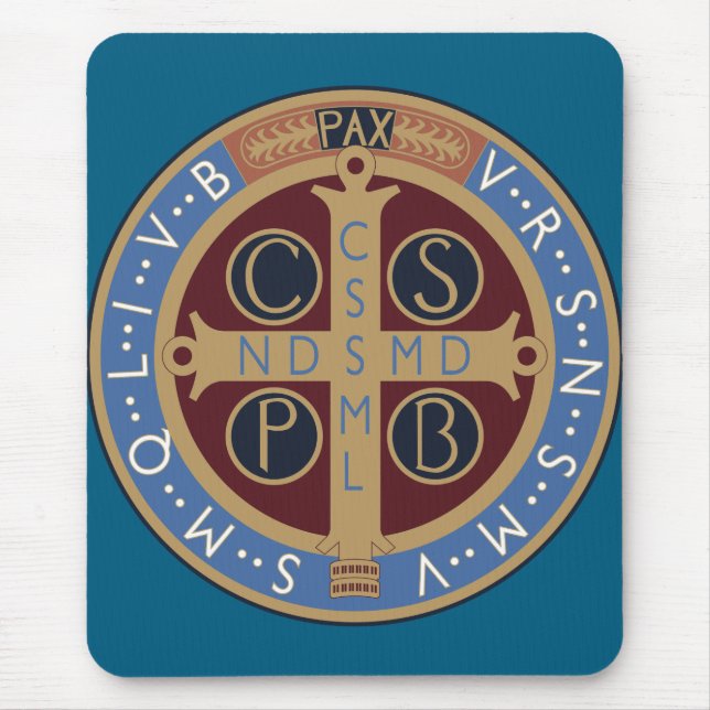 Mousepad Medalha de São Bento (Frente)