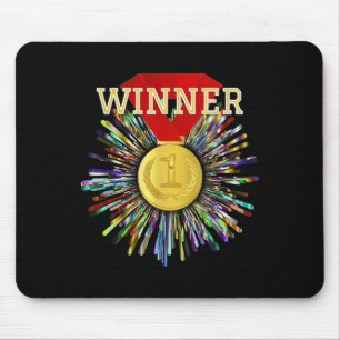 Mousepad Medalha Dourada nº 1 do Prêmio da Concorrência