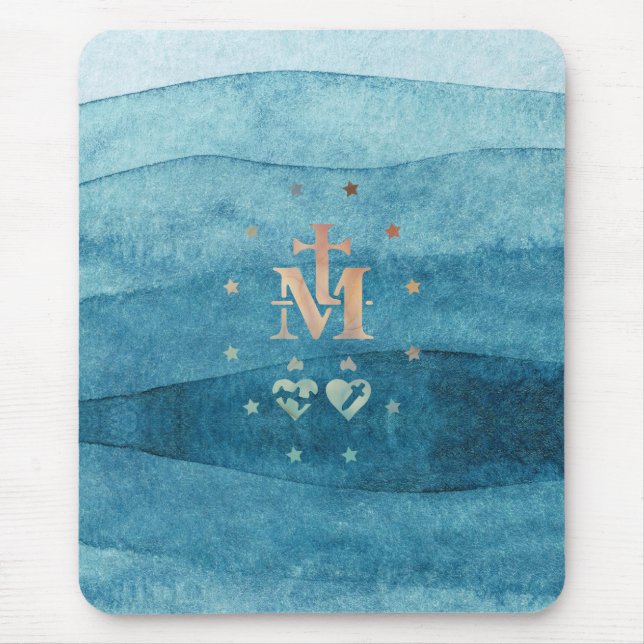 Mousepad Medalha Miraculosa Nossa Senhora da Graça (Frente)