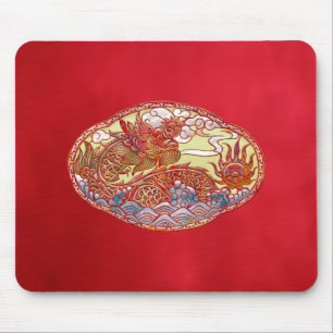 Mousepad Medalhão chinês do dragão