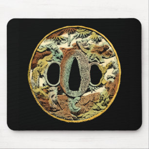 Mousepad Medalhão Gilded Asiático pelo Vision Studio