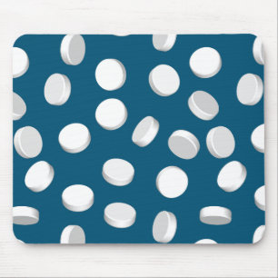Mousepad medicamentos para pílulas azuis