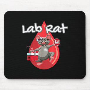 Mousepad Médico científico do Banco de Sangue de Ratos-Labo