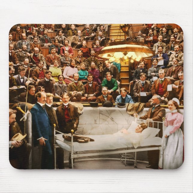 Mousepad Médico - Cirurgião - A prática leva à perfeição 19 (Frente)