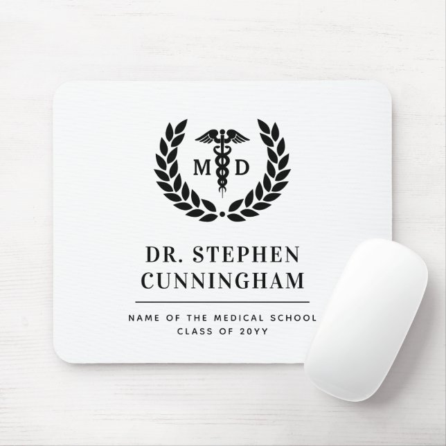 Mousepad Médico de Medicina de Graduação em Medicina (Com mouse)