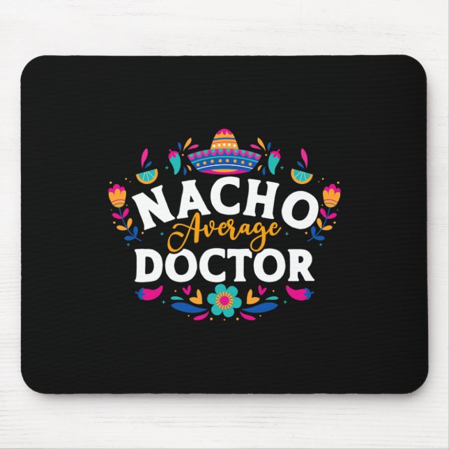Mousepad Médico Nacho Médio Cinco De Mayo Correspondência M (Frente)