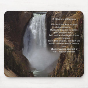 Mousepad Medida Inspirativa de sucesso