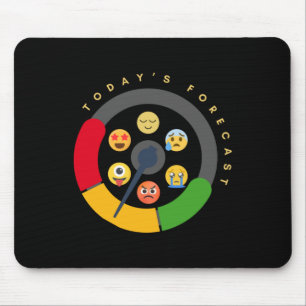 Mousepad Medidor de humor previsto hoje para a saúde mental
