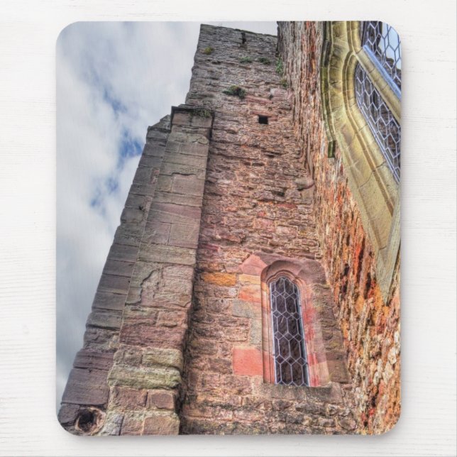 Mousepad Medieval Chepstow Castle Monmouthshire, Gales, Rei (Frente)