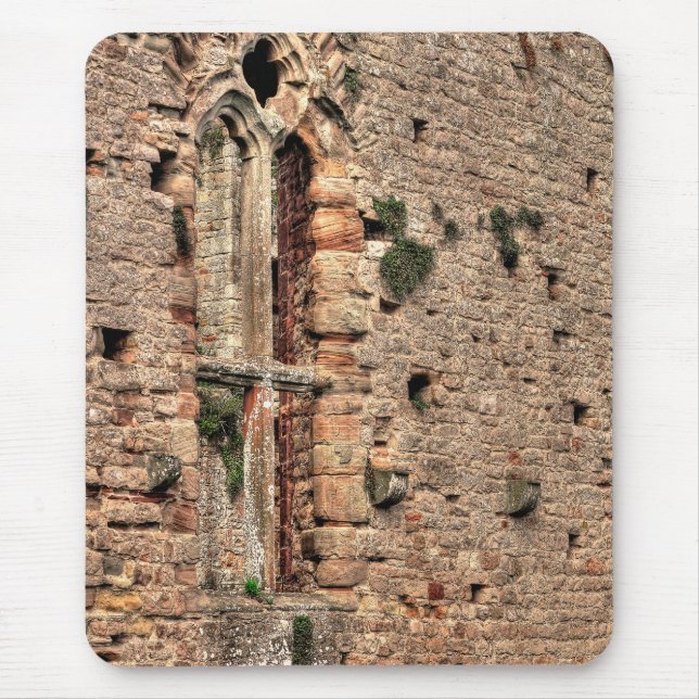 Mousepad Medieval Chepstow Castle Monmouthshire, Gales, Rei (Frente)