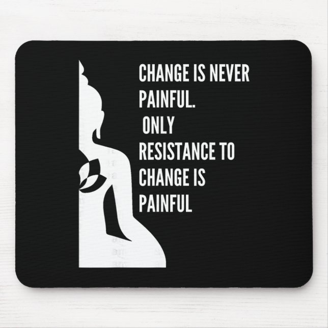 Mousepad Meditação de Yoga Espiritual Mindfulness Zen Buda (Frente)