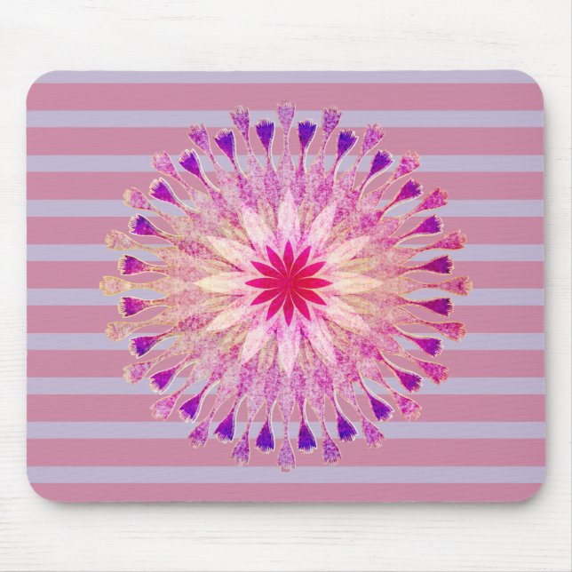 Mousepad Meditação Holística de Instrutor Lotus Flower Yoga (Frente)