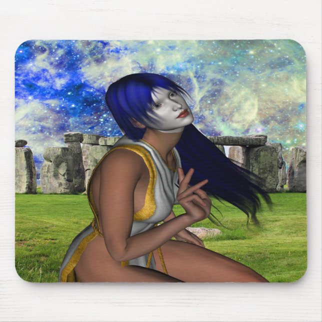 Mousepad Meditação Stonehenge (Frente)