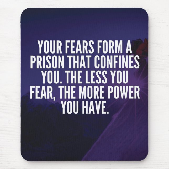 Mousepad MEDO - Motivação (Frente)