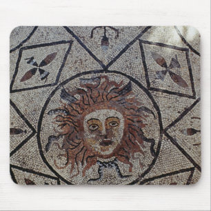Mousepad Medusa, mosaico romano da casa de Orpheus