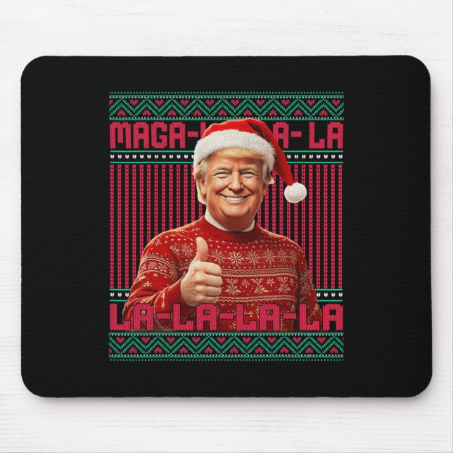 Mousepad Mega La Donald Trump Potus 47 Natal Feio (Frente)