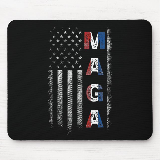 Mousepad Mega Trump 2024 Bandeira EUA Americana  (Frente)