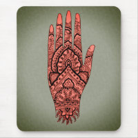 Mehndi Tatuagem de Mão Design