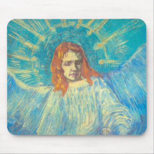 Mousepad Meia figura de um anjo por Vincent van Gogh