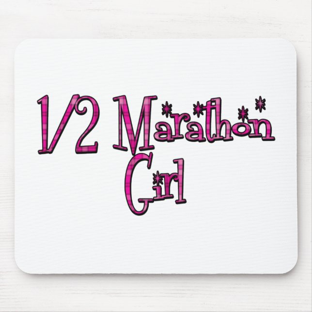 Mousepad Meia menina da maratona (Frente)