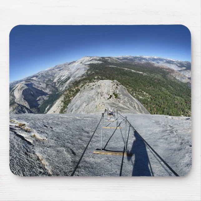 Mousepad Meia pomba olhando para baixo dos cabos - Yosemite (Frente)