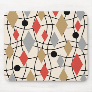 Mousepad Meio século Geométrico Moderno