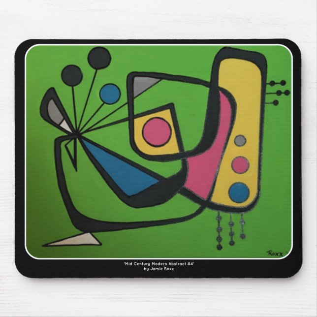 Mousepad 'Meio século Modern Abstrato num 4' em um (Frente)