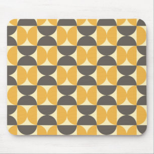 Mousepad Meio século teste padrão moderno de Brown & de