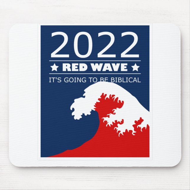 Mousepad Meio-Termos Bíblicos 2022 Onda Vermelha (Frente)