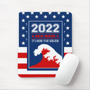 Mousepad Meio-Termos Bíblicos 2022 Onda Vermelha