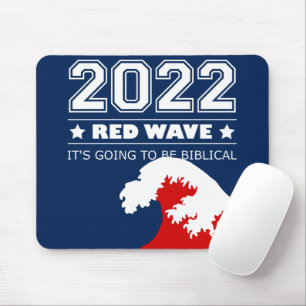 Mousepad Meio-Termos Bíblicos 2022 Onda Vermelha