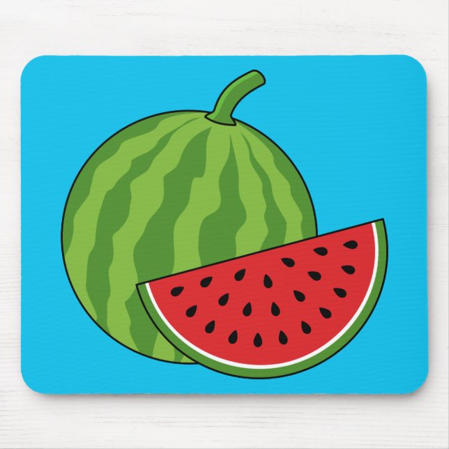 Mousepad Melancia e fatia (Frente)