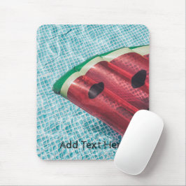Mousepad Melancia Flutuante na Piscina de Nadação