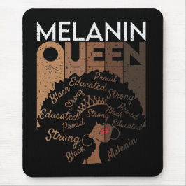 Mousepad Melanin Afro Queen Art