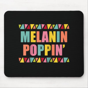 Mousepad Melanin Poppin 1990s Hip Hop Dance Black Pride