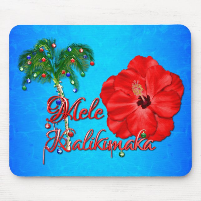 Mousepad Mele Kalikimaka (Frente)