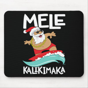 Mousepad Mele Kalikimaka Natal havaiano Havaí Surfando