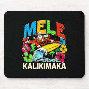 Mousepad Mele Kalikimaka Papais noeis de Natal Summer Hawai