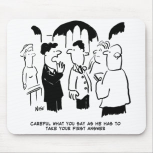 Mousepad Melhor Advertência para Bridegroom