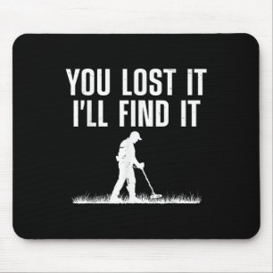 Mousepad Melhor Arte de Detecção de Metal para Homens Mulhe