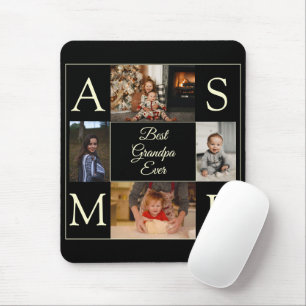 Mousepad Melhor Avô De 4 Colagens De Fotos Presente