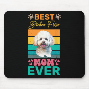 Mousepad Melhor Bichon Frise Mãe Nunca Cachorona Mãe