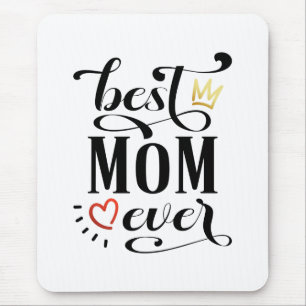 Mousepad Melhor Citação de Dias de as mães da Mãe Mous