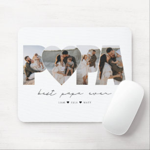 Mousepad Melhor Colagem de Fotografias de Papa Ever 4 para 