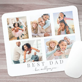Mousepad Melhor Colagem Personalizada da Família de Fotos d