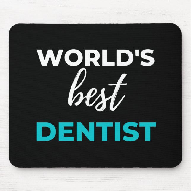 Mousepad Melhor Dentista do Mundo (Frente)