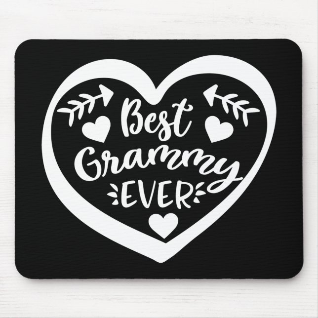 Mousepad Melhor Design de Coração do Grammy Ever (Frente)