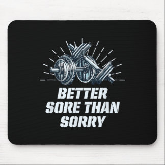 Mousepad Melhor Doida do que se Arrepender Piada de Treino
