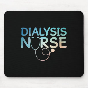 Mousepad Melhor Enfermeira De Diálise Arte Para Mulheres Di
